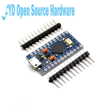

1PCS Pro Micro ATmega32U4 5V 16MHz Replace ATmega328 For Arduino Pro Mini With 2 Row Pin Header For Leonardo Mini Usb Interface