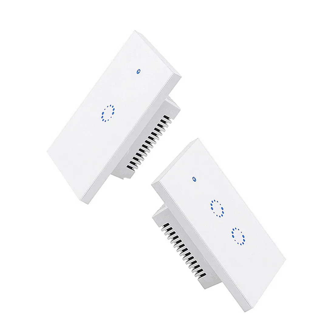 US Smart Wifi настенный выключатель света 1 2 банды сенсорный/WiFi/315 RF/APP дистанционный умный дом настенный сенсорный переключатель Голосовое управление Wifi переключатель