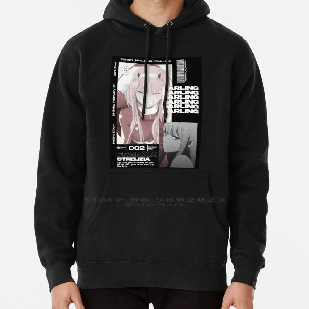 

Zero Two 02 Darling In The Franxx Aesthetic Anime Design Hoodie Sweater 6xl Cotton Darling In The Franxx 002 Weeb Anime