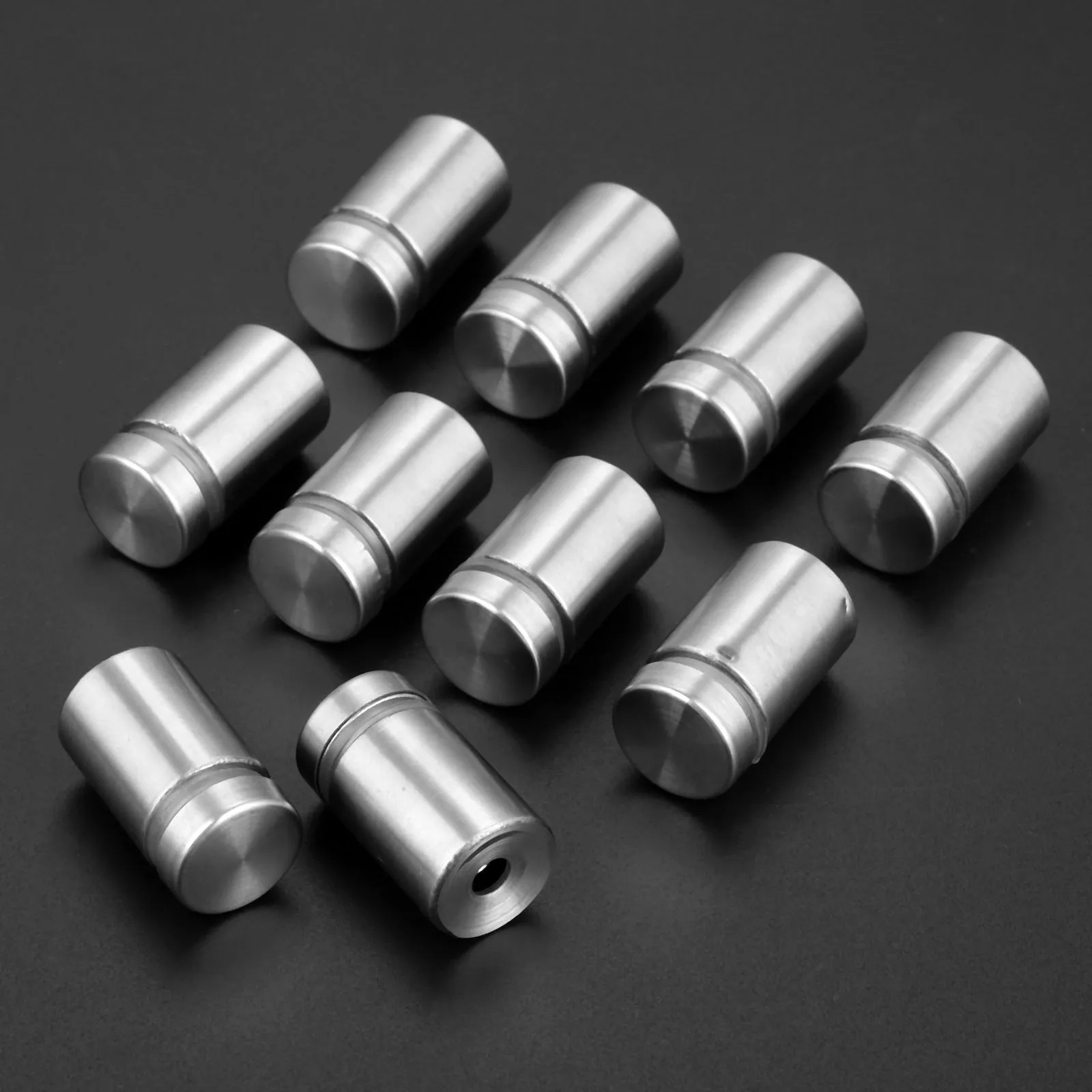 

10Pcs Glass Clamps 16mm Stainless Steel Advertisement Standoffs Bolts Pin Nails Billboard Fixing Screws Hardware Glass Fasteners
