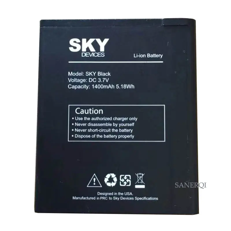 1400mAh 9.5Wh Аккумулятор для небесно-черного аккумулятора | Мобильные телефоны и