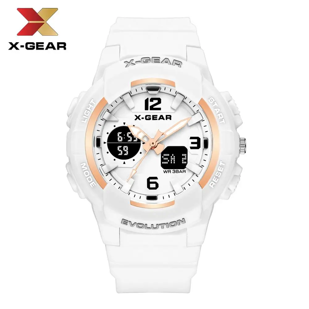 X-GEAR часы цифровые спортивные женские модные наручные часы для девочек цифровые часы лучший подарок для девочек 952 спортивные часы водонепроницаемые - Цвет: Розовый