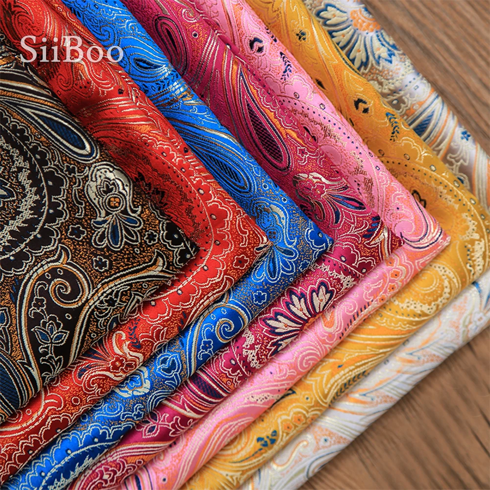 Elegant pipa flower style multi-color nylon jacquard brocade fabric for cheongsam DIY bag cushion cover stoffen telas SP6058 | Дом и сад