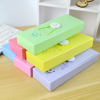

Child Simple Pencil-Box South Korea Pencil Case Female Young STUDENT'S Children Creative Pencil Case Can Be Printed Logo Adverti