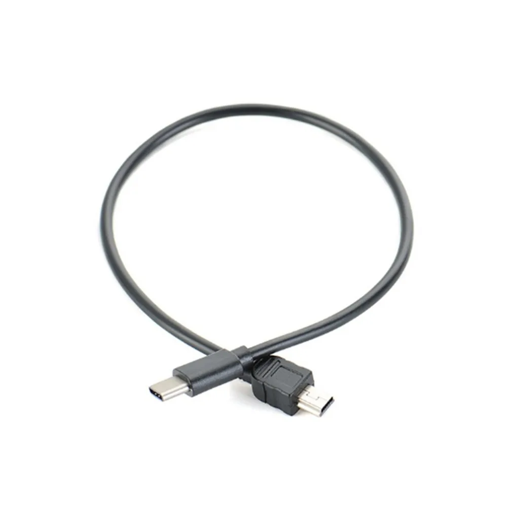 30 см портативный размер мини-usb 5PIN штекер для USB-C 3,1 type C Мужской Кабель-адаптер для передачи данных Шнур конвертер кабель для ноутбука