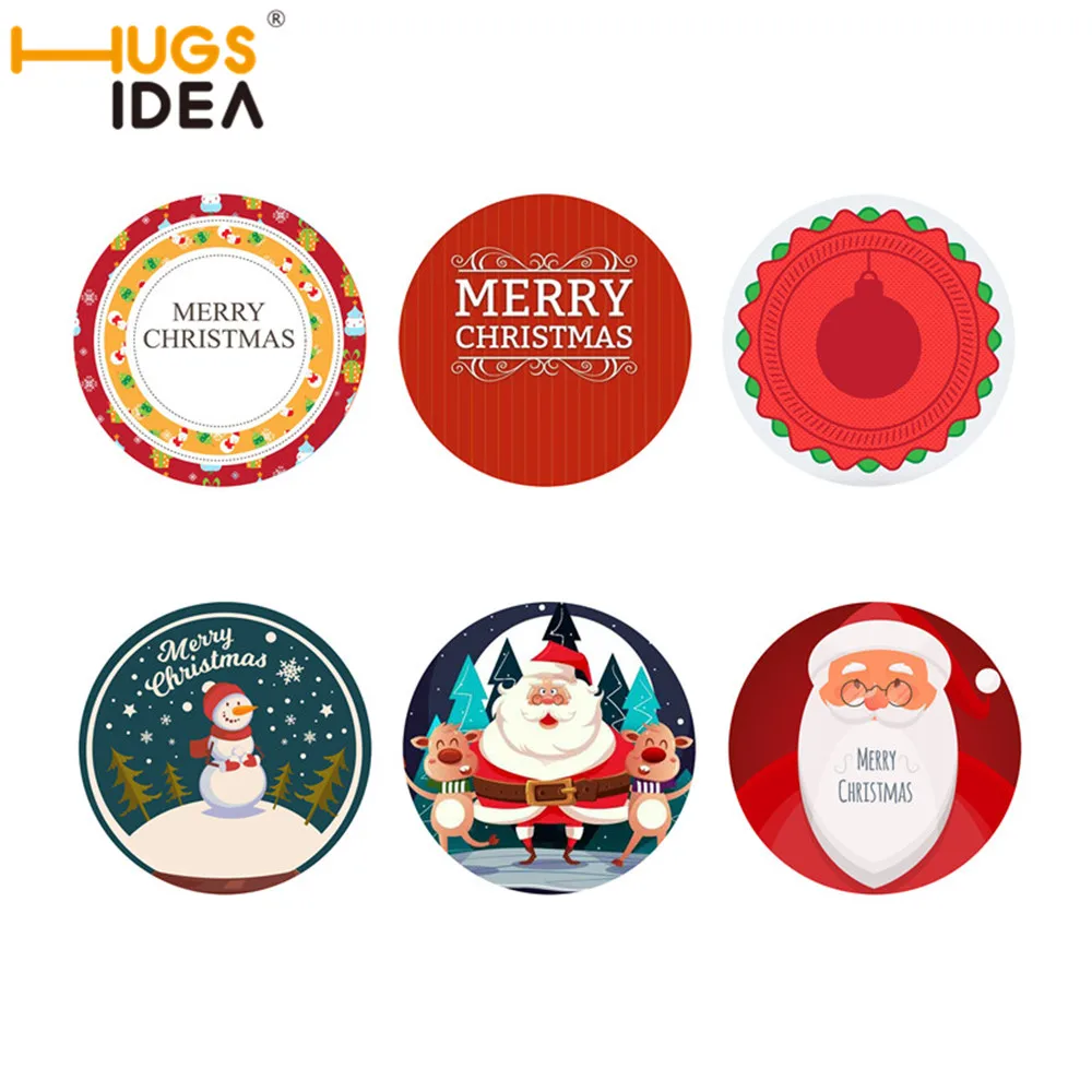 HUGSIDEA Merry Christmas настольная чашка коврик круглый кофейные подставки для напитков термостойкий Коврик для посуды кружка коврики чайные подушечки
