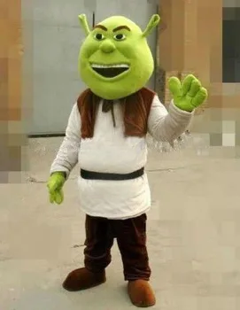 

Anime New Shrek Mascot Costume Adult Size Cosplay Cartoon Apparel For Halloween Chrismas Birthday Party