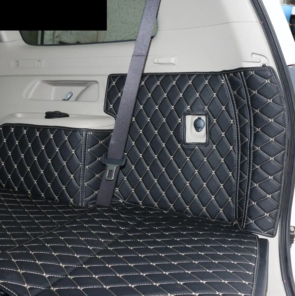 Волоконно-кожаный коврик для багажника автомобиля Mitsubishi Challenger mitsubishi Pajero Sport 2008-2016
