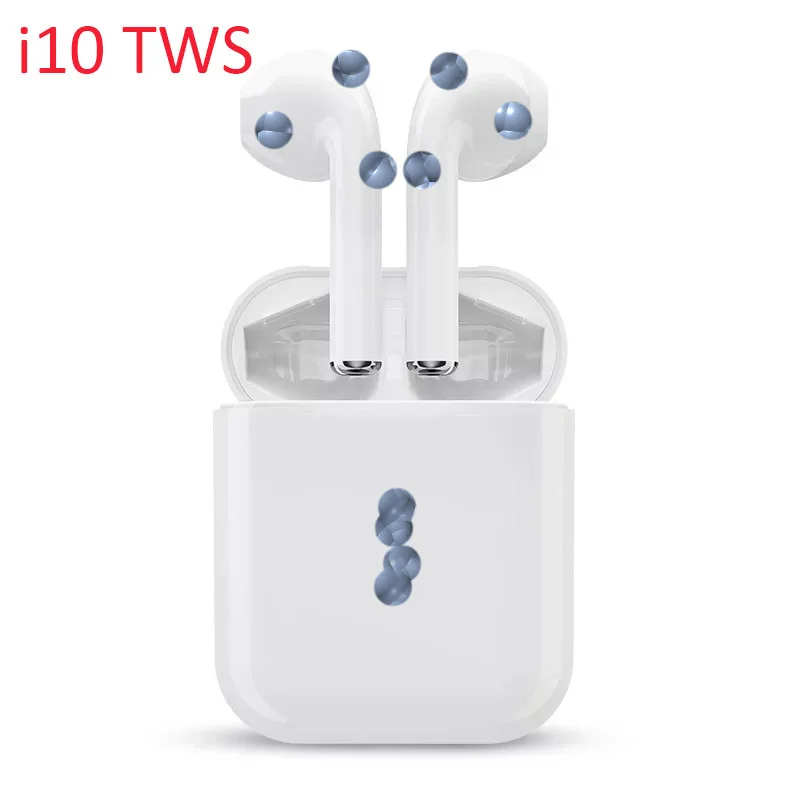 Оригинал высокое качество i10 TWS Mini Bluetooth/5 0 наушники Беспроводная зарядка с