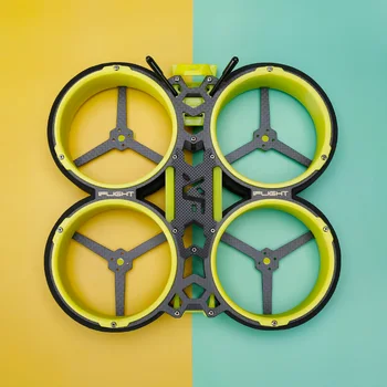 

iFlight BumbleBee V1.3 HD 142mm 3inch FPV CineWhoop Frame with 2mm Arm/27mm Prop Duct compatible 3inch Prop for FPV Drone Part