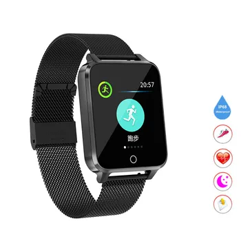 

Smartwatch Color Screen IP68 Waterproof Fitness Smart Watch With LED Light Heart Rate Monitor Smart Bracelet Men Women Watches