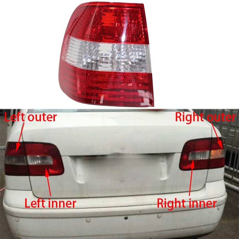 1 шт. задсветильник наружный фонарь LH RH задний для VW POLO Sedan 2002 2003 2004 2005 без