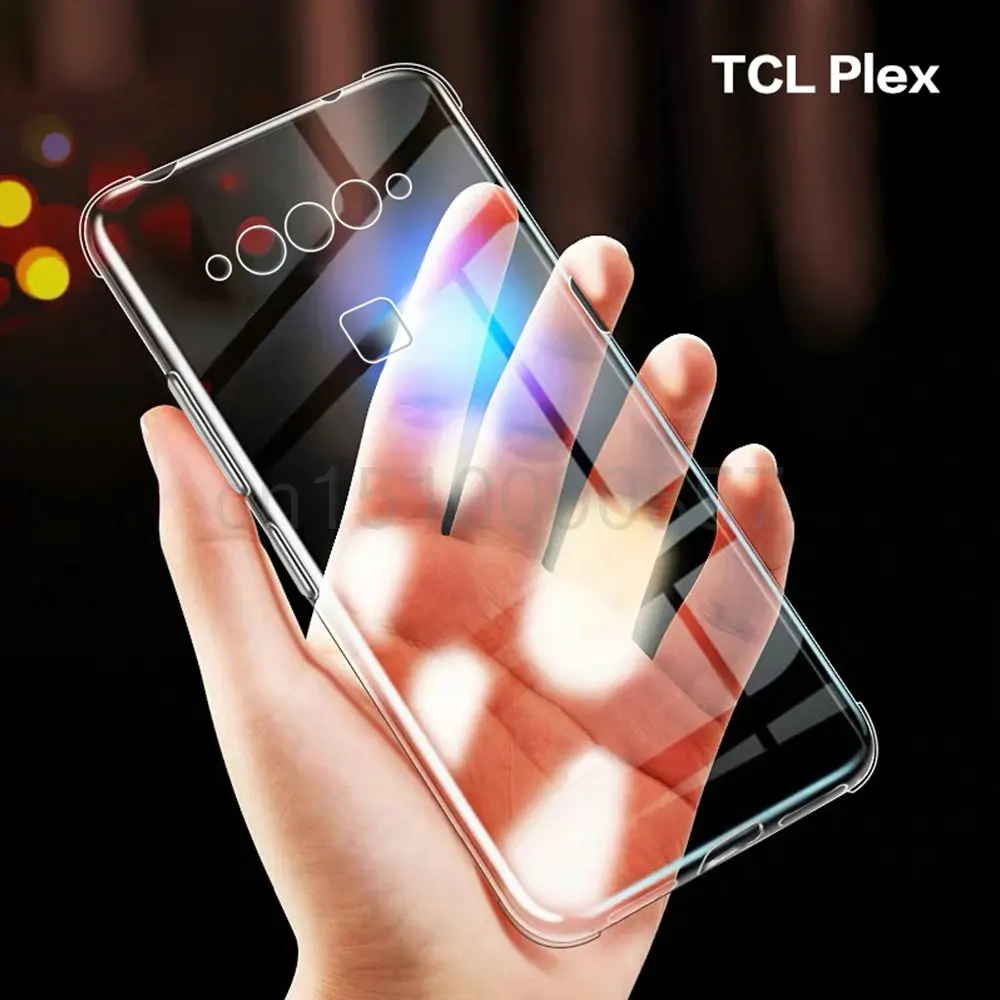 Чехол для TCL Plex ультратонкий кристально прозрачный амортизирующий технологический Бампер Мягкий чехол из ТПУ чехол для TCL Plex T780H 6,53"|Бамперы| | АлиЭкспресс