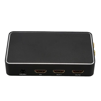 

HDMI To HDMI Switch Box 4K 30Hz Audio Extractor Converter Fiber Audio Out Splitter for PS4 PS3 XBOX PC