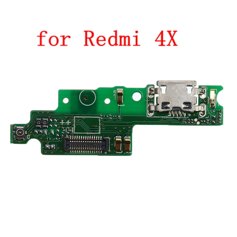 1 шт. USB плата с зарядным портом гибкий кабель соединитель части для Xiaomi Redmi Note 3/4/Note 3/4 Pro/4A/5A/4X/2 2A/3S микрофонный модуль - Цвет: for Redmi 4X