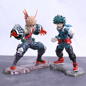 

My Hero Academia Izuku Midoriya / Bakugou Katsuki / Todoroki Shoto Statue PVC Figure Collectible Model Toy Brinquedos Figurals