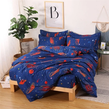 Duvet Cover13 Домашний текстильное одеяло, покрывало в скандинавском стиле с геометрическим рисунком звездного неба, пододеяльник на молнии, 1 шт., одеяло из полиэстера и хлопка, покрывало, постельное белье - Цвет: Duvet Cover13