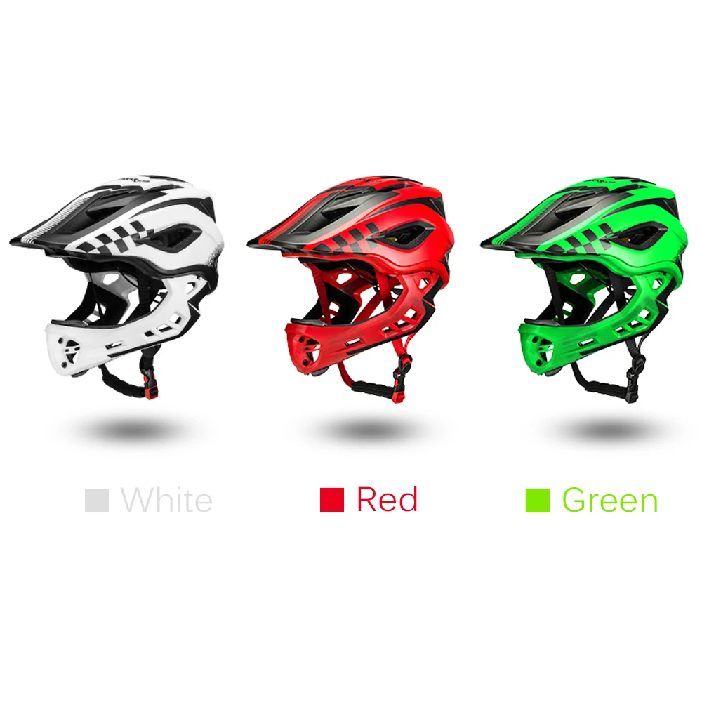 

Hot New 2 In 1 Children Bicycle Cycling Helmets Full Covered Child Helmets Motorcycle Bike Riding Sport Safety Hats 3 Colors