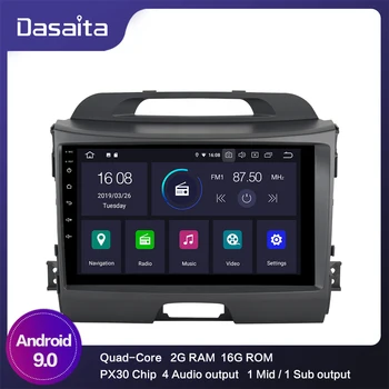 

Android 9.0 Car 1 din Stereo for Kia Sportage R 2010 2011 2012 2013 2014 Car Radio Bluetooth 9" IPS Multi Touch Screen
