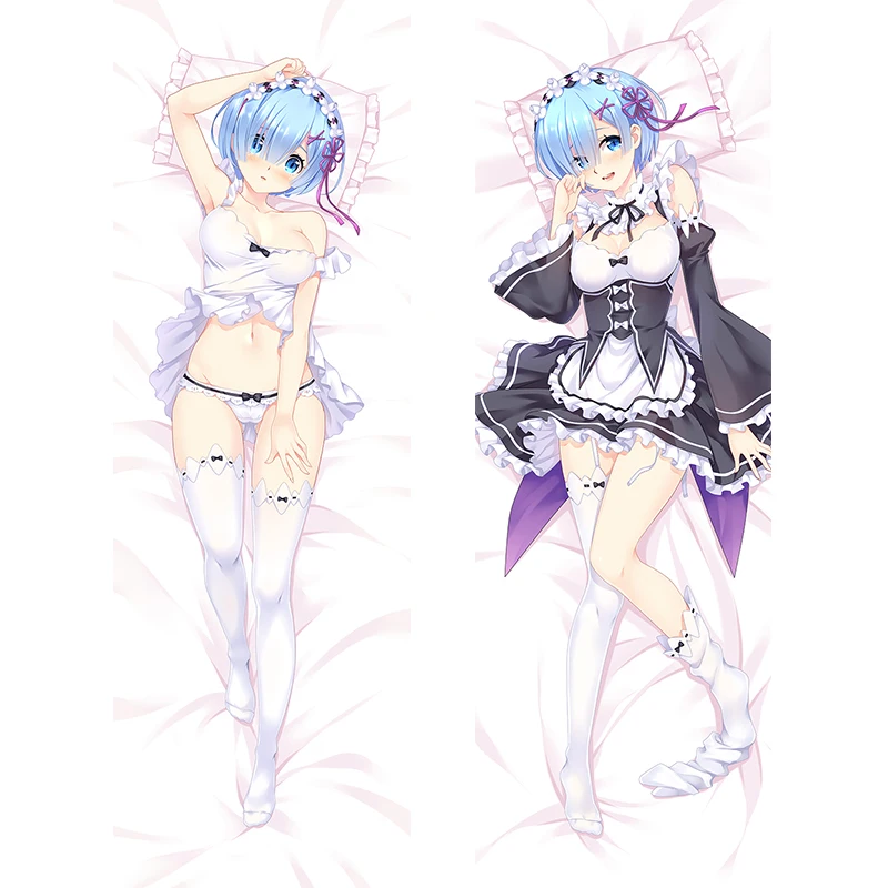 Re Life in a different world from zero Rem Ram waifu bedding set anime body pillow