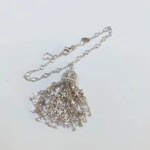 Дизайнерская мода 925 стерлингового серебра ювелирные изделия 3A кубического циркония браслет для вечеринки