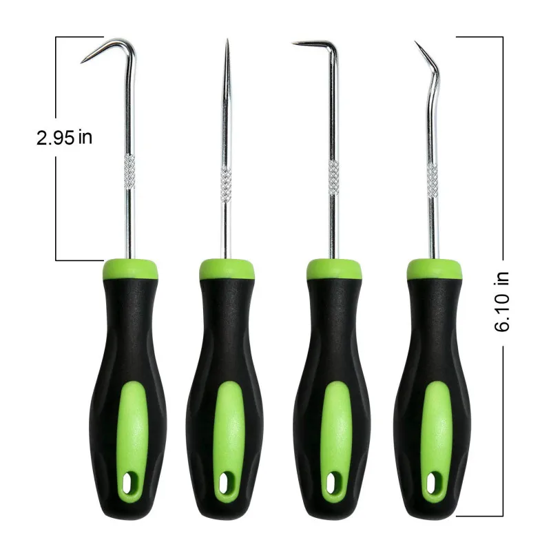 4Pcs Mini Precision Pick Hook Set O Ring Oil Seal Gasket Puller Remover Tool Kit
