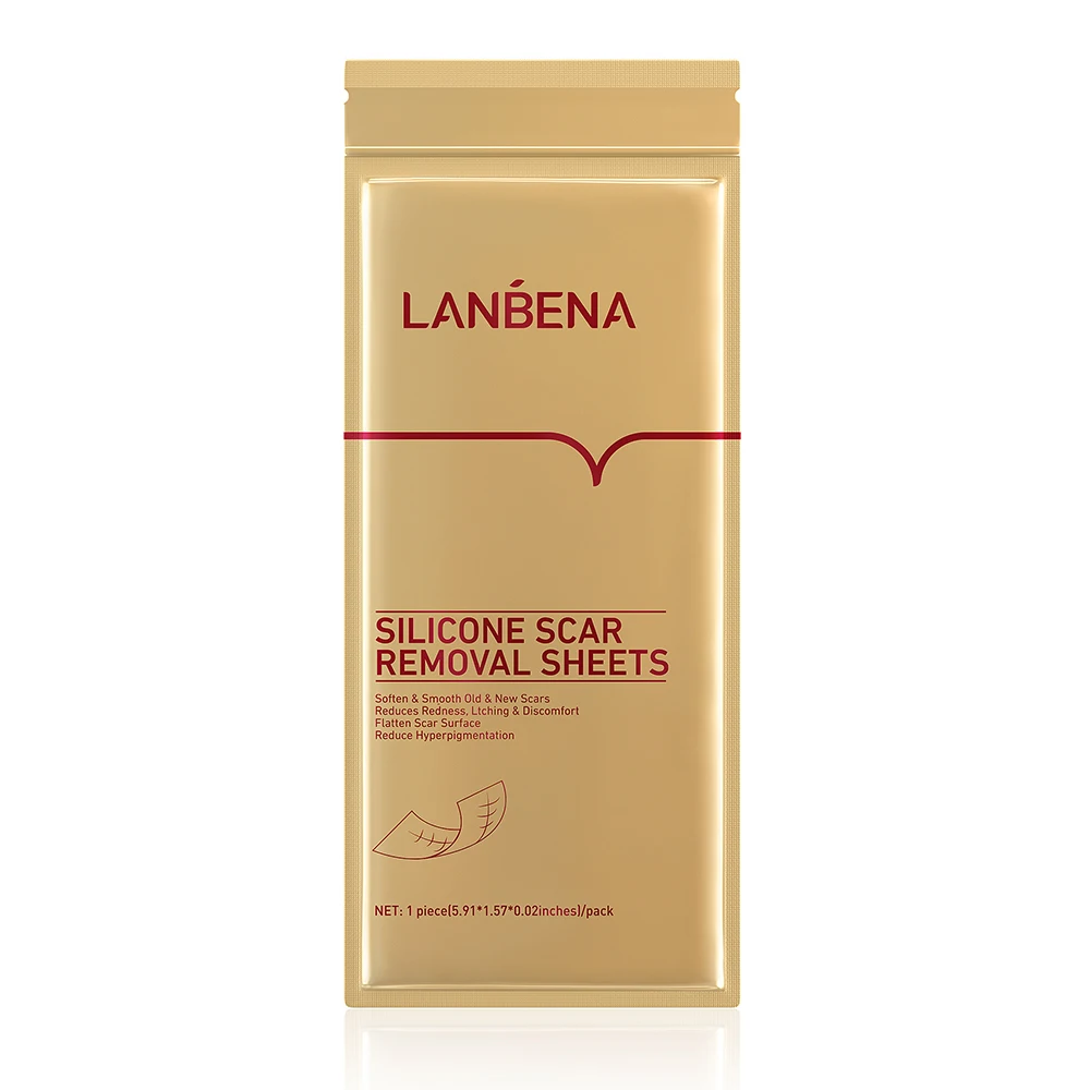 Silicone Burn/scald Postoperative Fade Acne Accidental Trauma Repair Waterproof Breathable Scar Removal Sheet 1piece LANBENA