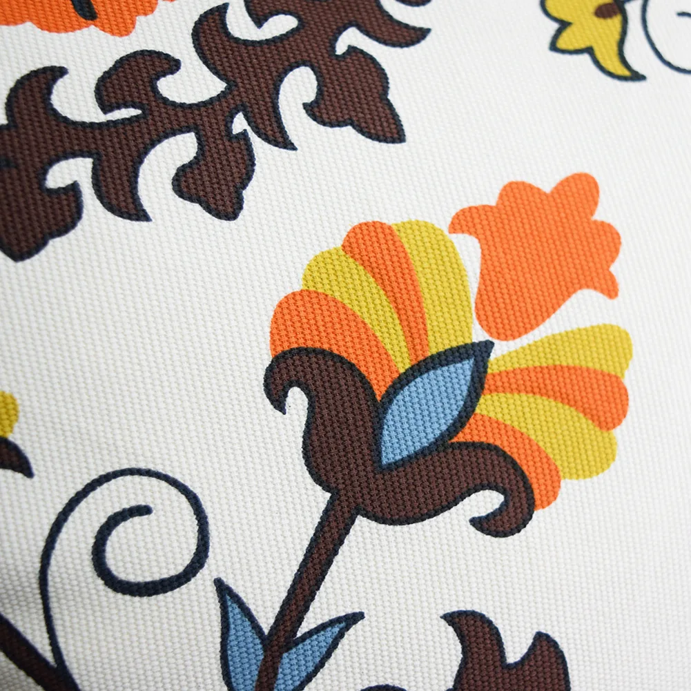 vintage square sunflower cotton throw pillow case mediterranean style cushion cover home decor office pillow cover decorations