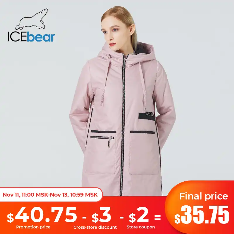 ICEbear 2021 новое осеннее женское пальто повседневная женская одежда