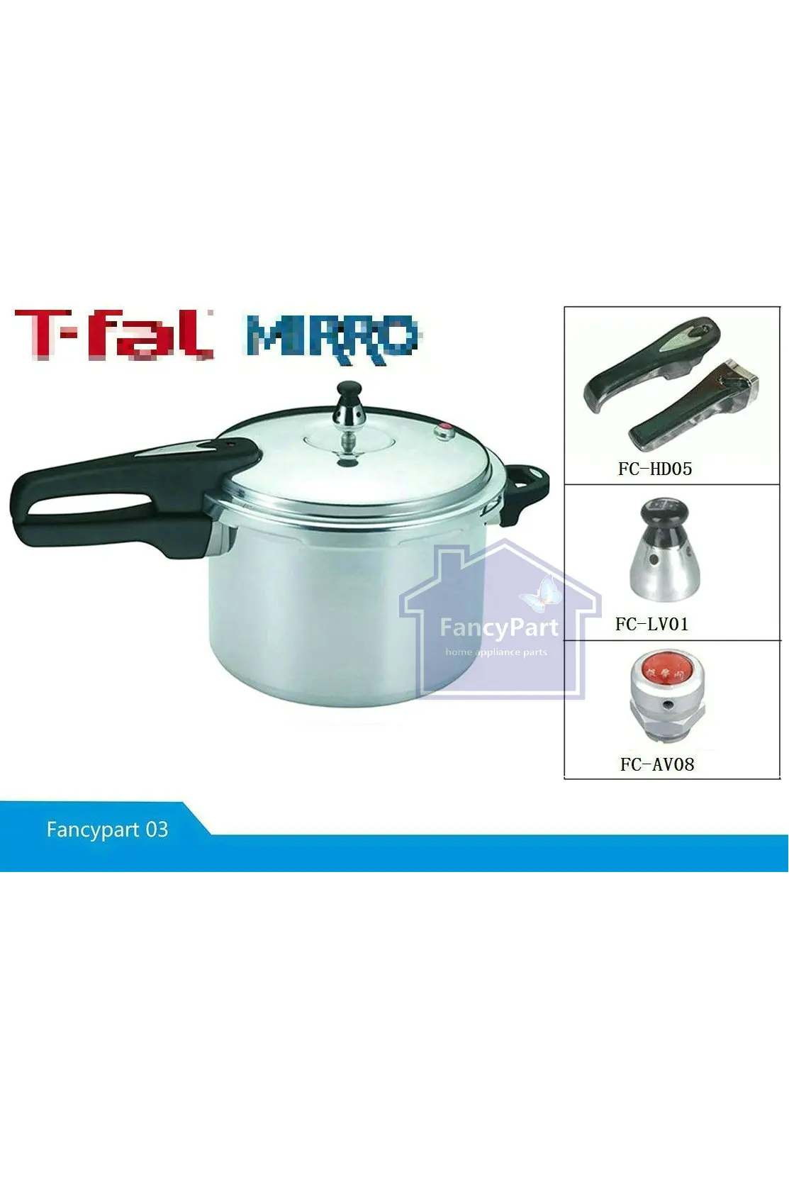 Manija de a Tramontina, Mango para olla a presión de aluminio Mirro18cm 20cm 22cm 24cm 26cm 28cm - AliExpress Hogar jardín