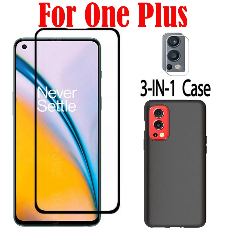 Чехол 3 в 1 стекло для OnePlus Nord 2 CE 5G Защитное экрана и камеры Oneplus N10 N100 линзы N200 |