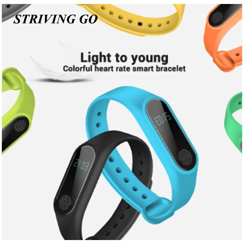 Новый M2 Bluetooth спортивный Браслет фитнес-трекер пульсометр смарт-браслет