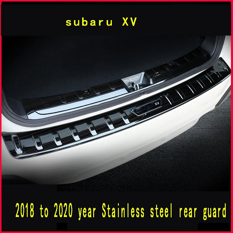 Подходит для 18-19 для subaru XV задняя защитная накладка, задняя крышка из нержавеющей стали защитная пластина декоративные аксессуары