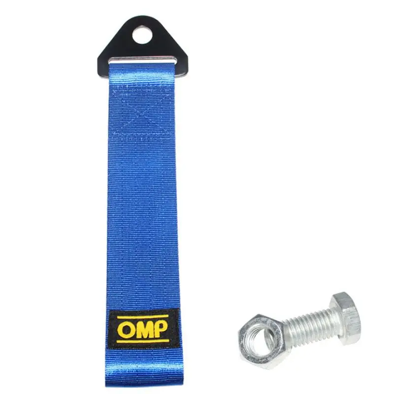 Синий High Strength Towing Rope Nylon trailer Tow Ropes Racing Car Universal Tow Eye Strap Tow Strap Bumper Trailer - Название цвета: Синий