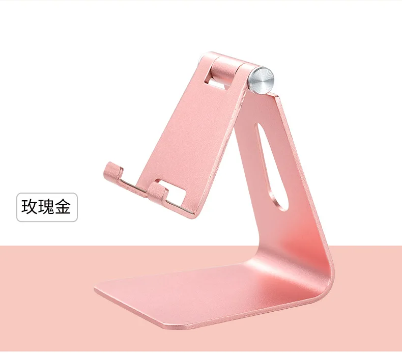 iphone stand 2022 Phone Holder Stand for IPhone 12 Xiaomi Mi 9 Metal Phone Holder Foldable Mobile Phone Stand Desk for IPhone 11 9 X XS cell phone holder for car