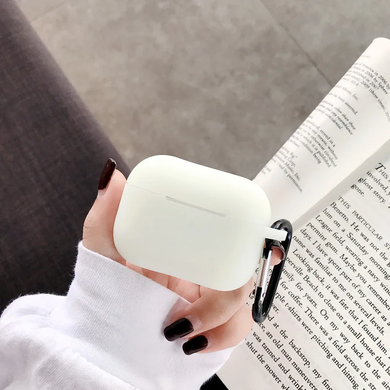 Силиконовый чехол для Apple AirPods Pro 3 светящийся в темноте светящийся противоударный защитный чехол для Apple аксессуары для AirPods