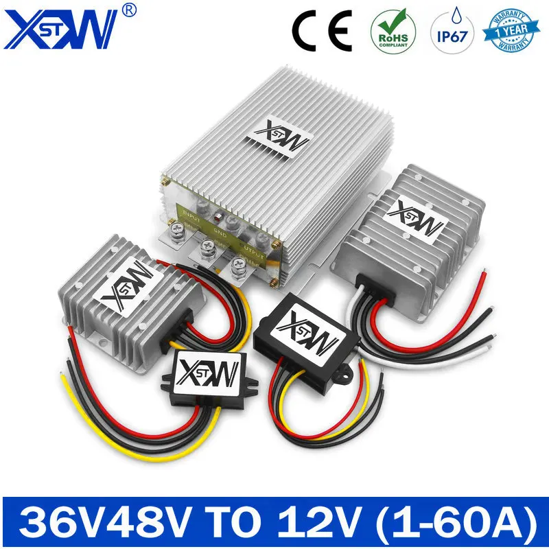 Напряжение постоянного тока стабилизатор 36V 48V-12V 3A 5A 10A 15A 20A 25A 60A Мощность