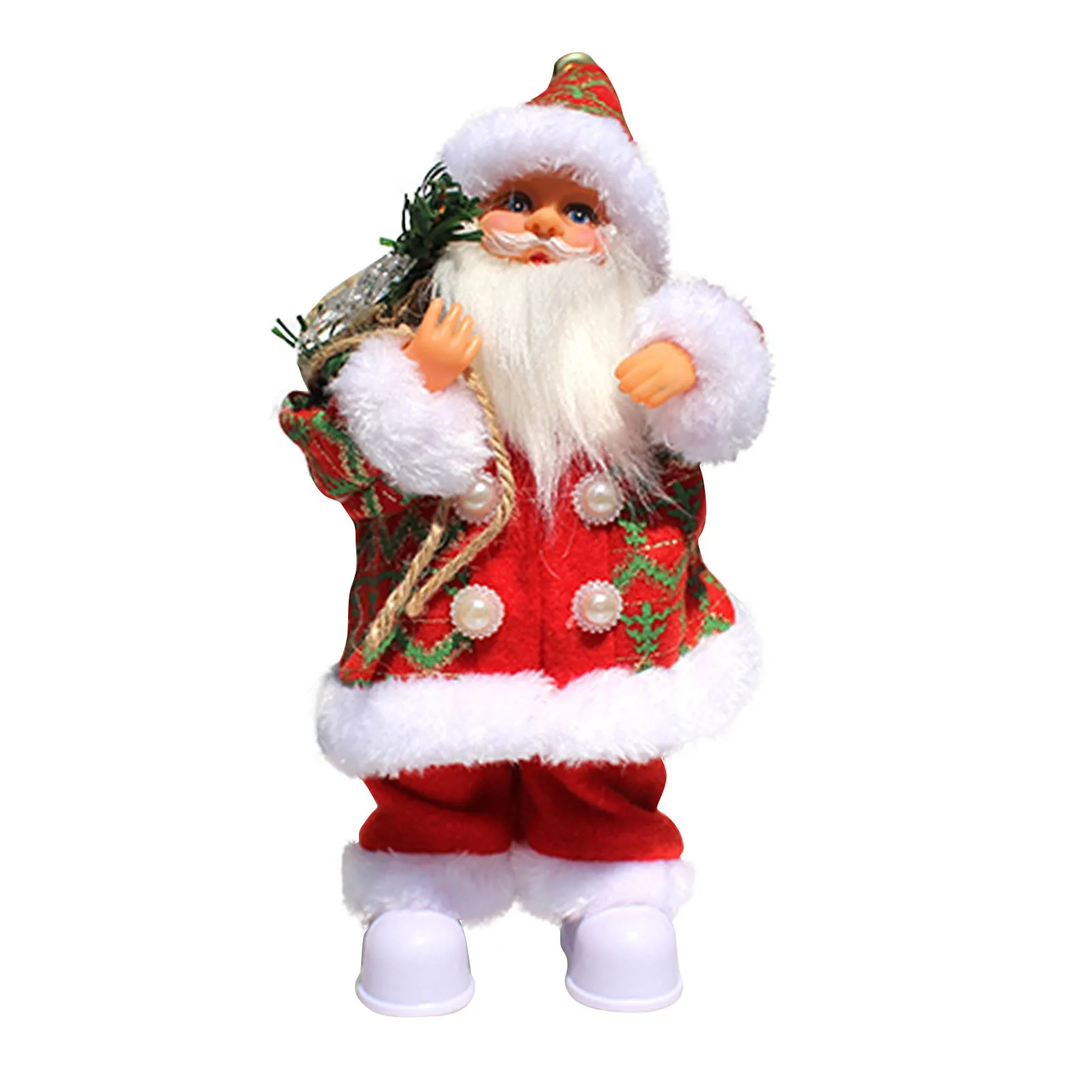 Рождественская электрическая игрушка Санта-Клауса динамичная музыка украшение