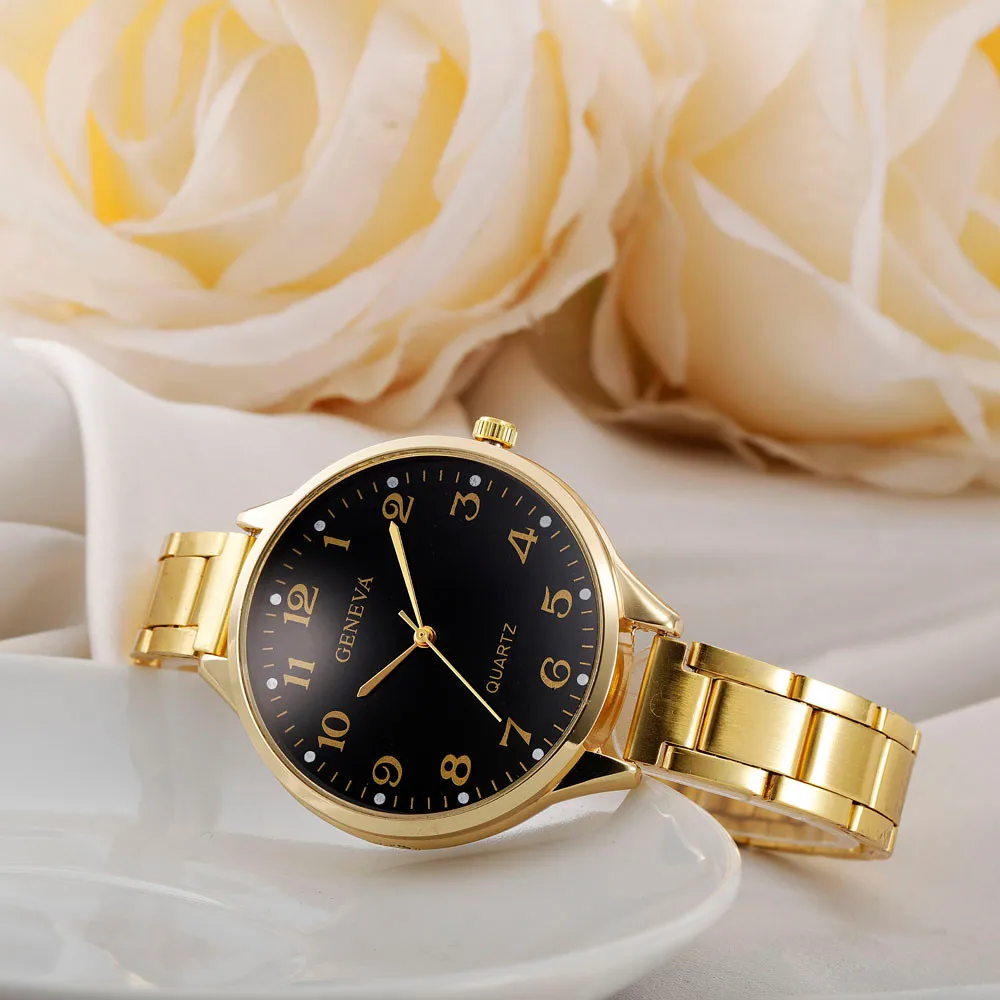 

Bayan Kol Saati Ladies Watches Fashion Casual Women Crystal Stainless Steel Analog Quartz Wrist Watch Stainless Steel Relojes
