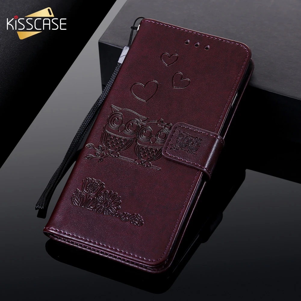 Чехол KISSCASE для iPhone 11 чехлы из искусственной кожи с совой 7 Pro Max XR/XS Max/X 6/6S/7/8 Plus