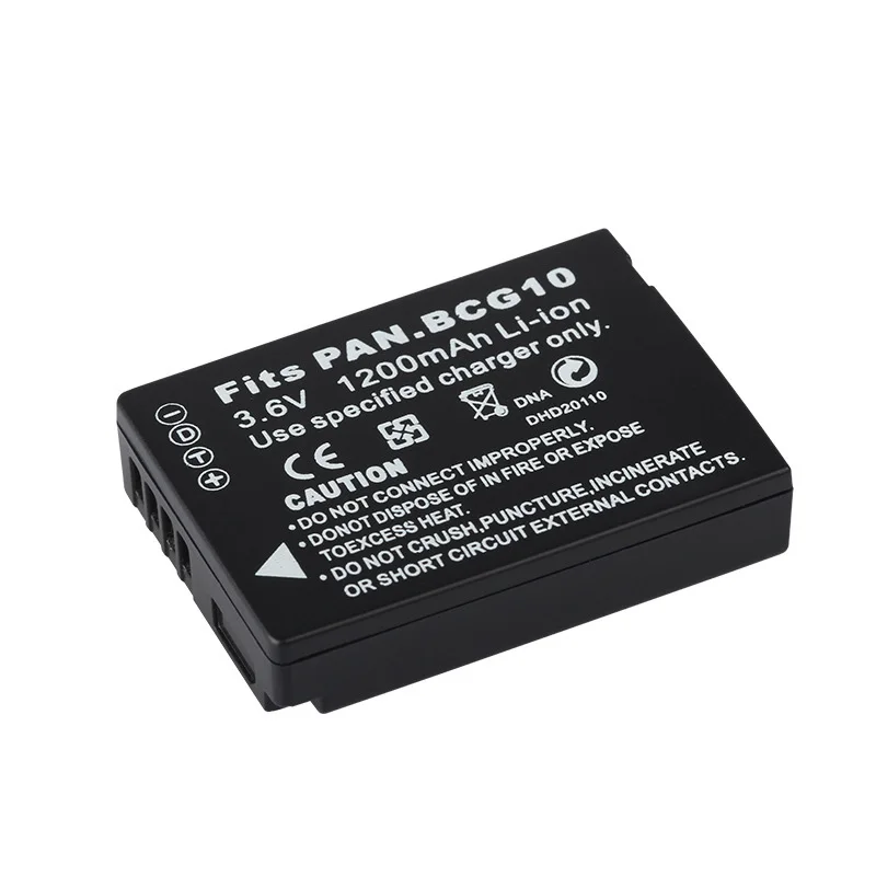 Аккумулятор для камеры Panasonic Lumix 3 6 в 1200 ма/ч DMW BCG10 BCG10E с функцией замены d10 dmi