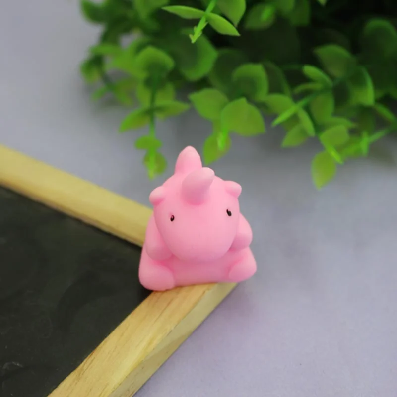 Cute unicorn soft decompression cute pet venting toy squeezing soft rubber doll not dirty non stick 2