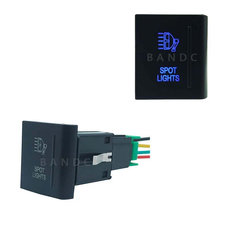 SPOT LIGHTS RIGHT Side Left Side Blue LED Push Switch for VW Volkswagen