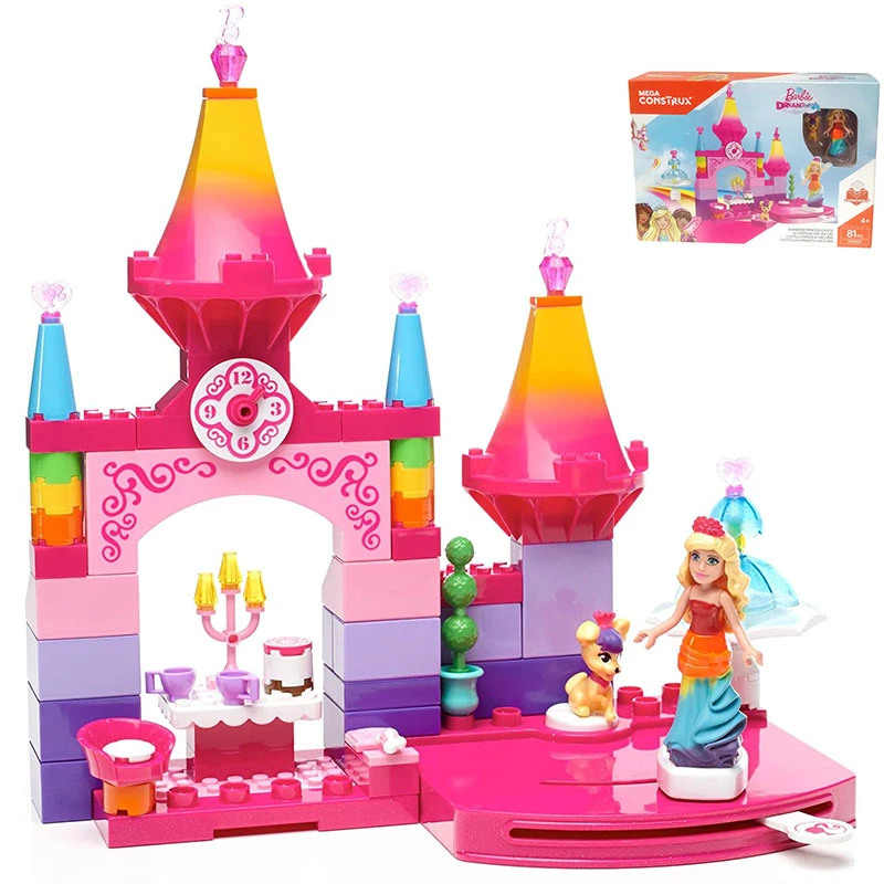 leren mooi zo Portier Mega Bloks Barbie Regenboog Prinses Kasteel FFW89 Educatief Speelgoed  Meisjes Bouwstenen Speelgoed Voor Kinderen Birthday Gifts|Blokken| -  AliExpress