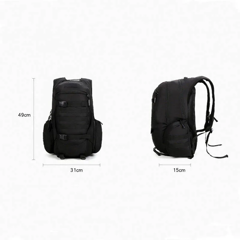 Открытый Тактический Рюкзак Molle, армейский Штурмовой Рюкзак, армейский охотничий походный рюкзак для путешествий, спортивная сумка