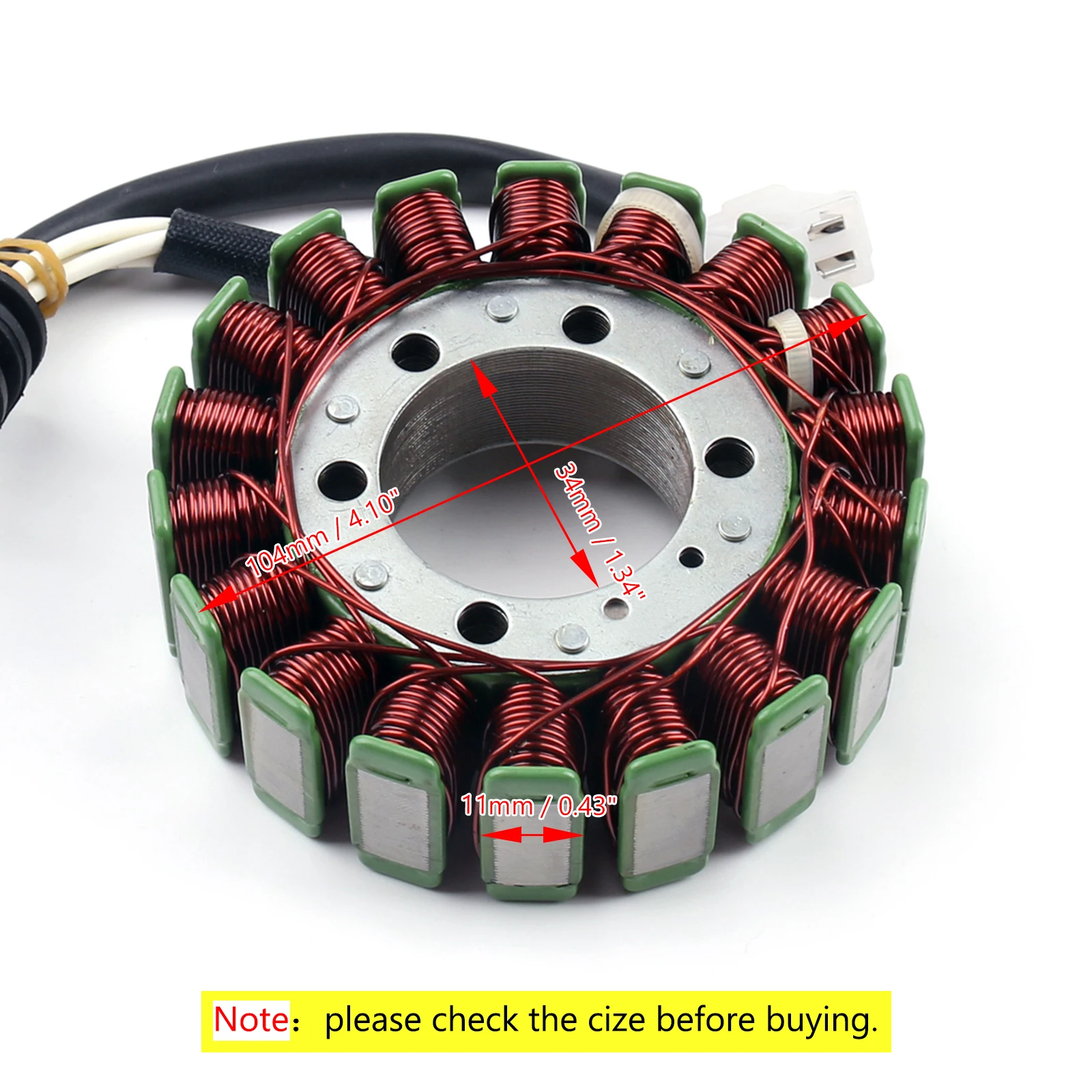 

Artudatech Намагниченный генератор статора двигателя катушка для Yamaha YZF R6 1999-2002 аксессуары для двигателя