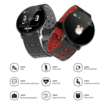 

119Plus Smart Bracelet Watch Wristband IP67 Waterproof Smart Watch Bracelet Sports Watches BT4.0 Smartwatch For iOS Android