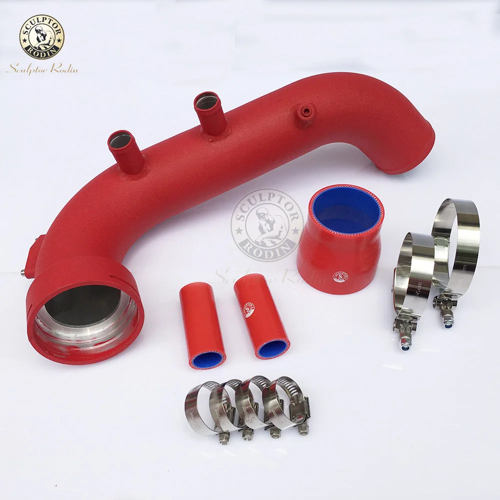 IntakeTurbo Charge Pipe Cooling Kit For BMW N54   RED