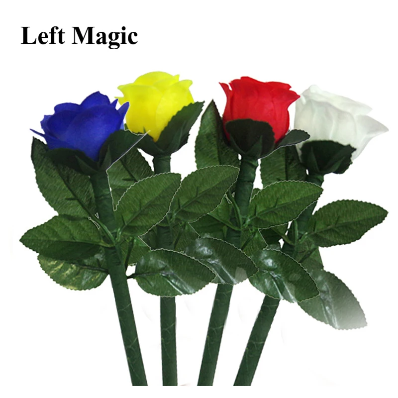 

Discoloration Roses (4 Colors Change) Magic Tricks Colors Change Flower Magie Stage Street Illusion Props Comedy Gimmick