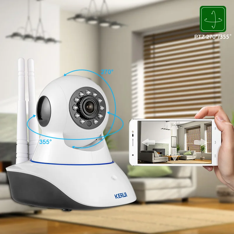 Двойная антенна беспроводная WIFI 720P HD камера безопасности домашняя CCTV